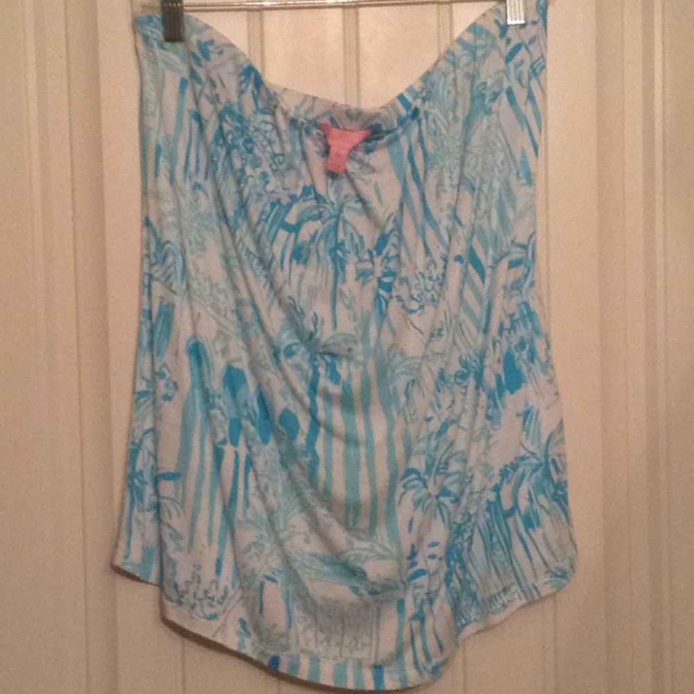 Lilly Pulitzer strapless top